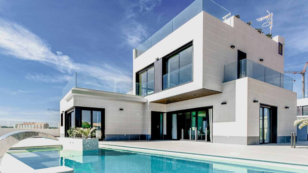 a house with a pool automated title examination